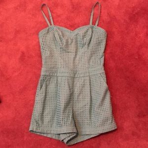 Guess Mint green romper size 4